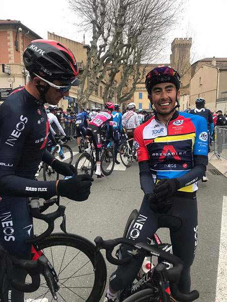 Ivan Sosa and Egan Bernal